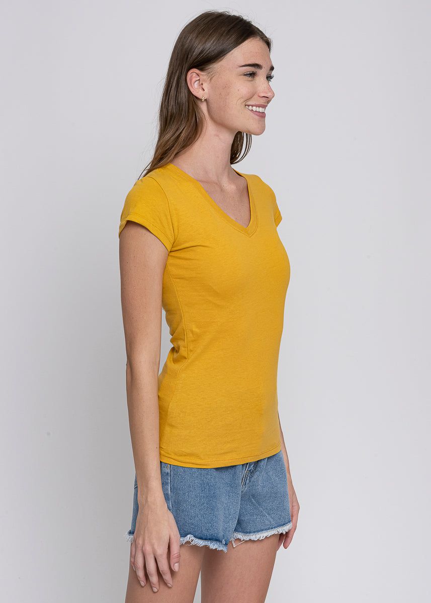 Playera manga corta cuello v sold by Shasa product image thumbnail 3