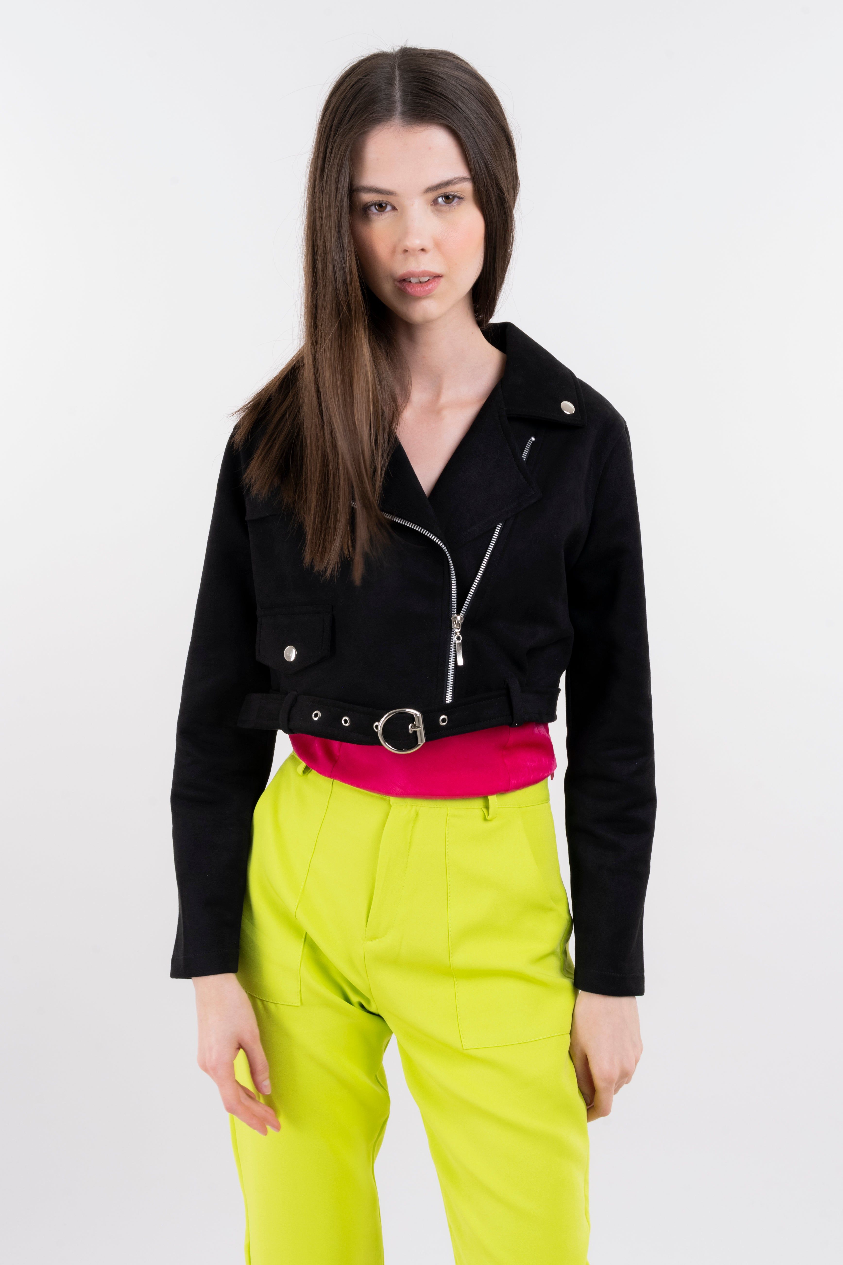 Chamarra biker crop sold by Shasa product image thumbnail 5