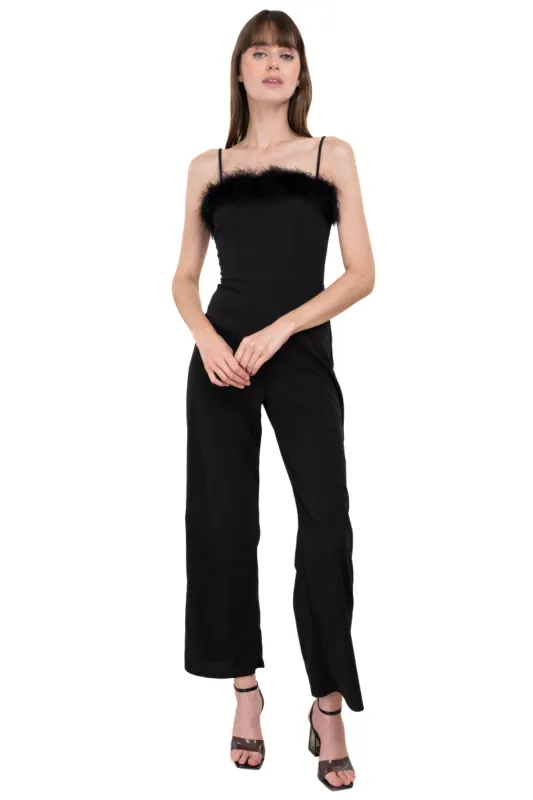 Jumpsuit con detalle de plumas sold by Shasa
