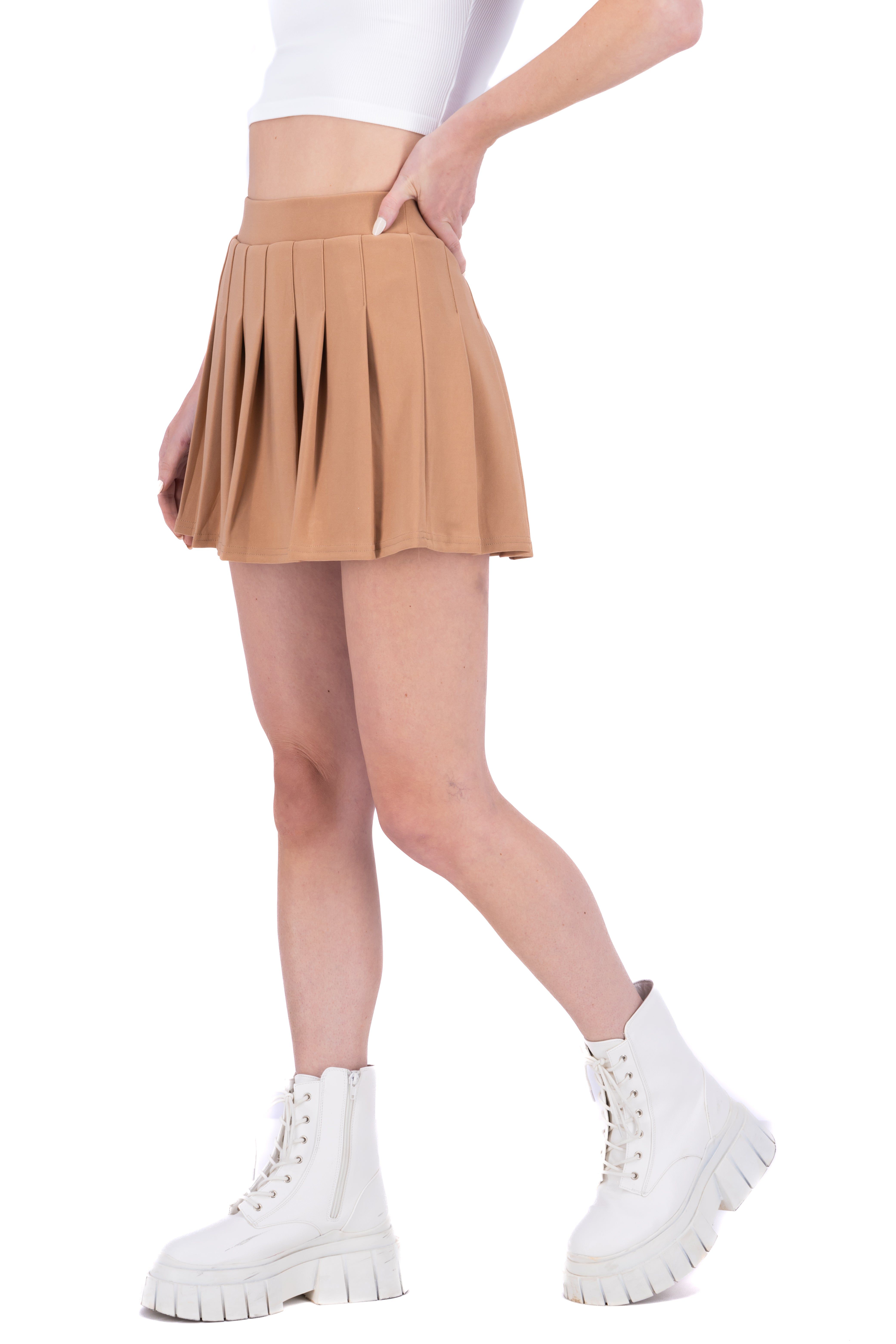 Falda mini tableada lisa sold by Shasa product image thumbnail 2