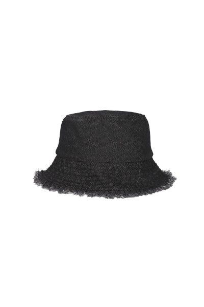 Bucket hat denim destrucciones sold by Shasa