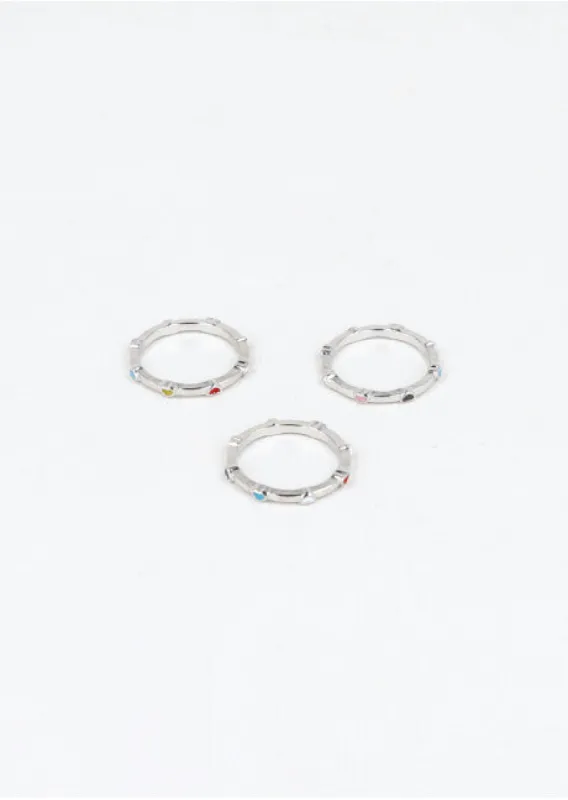 3 P Anillos Corazoncitos sold by Shasa