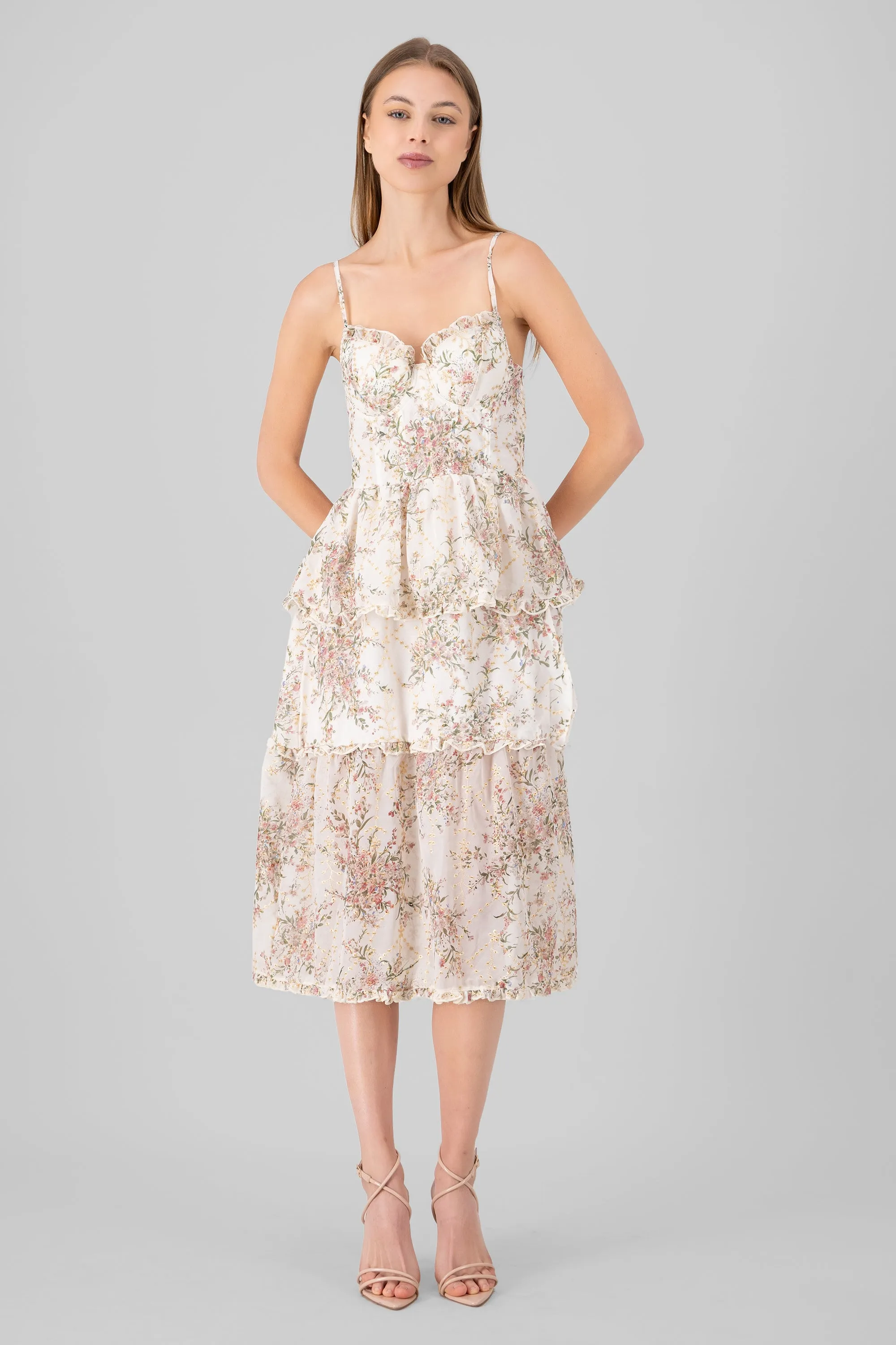 Vestido maxi corset bordado sold by Shasa product image thumbnail 2