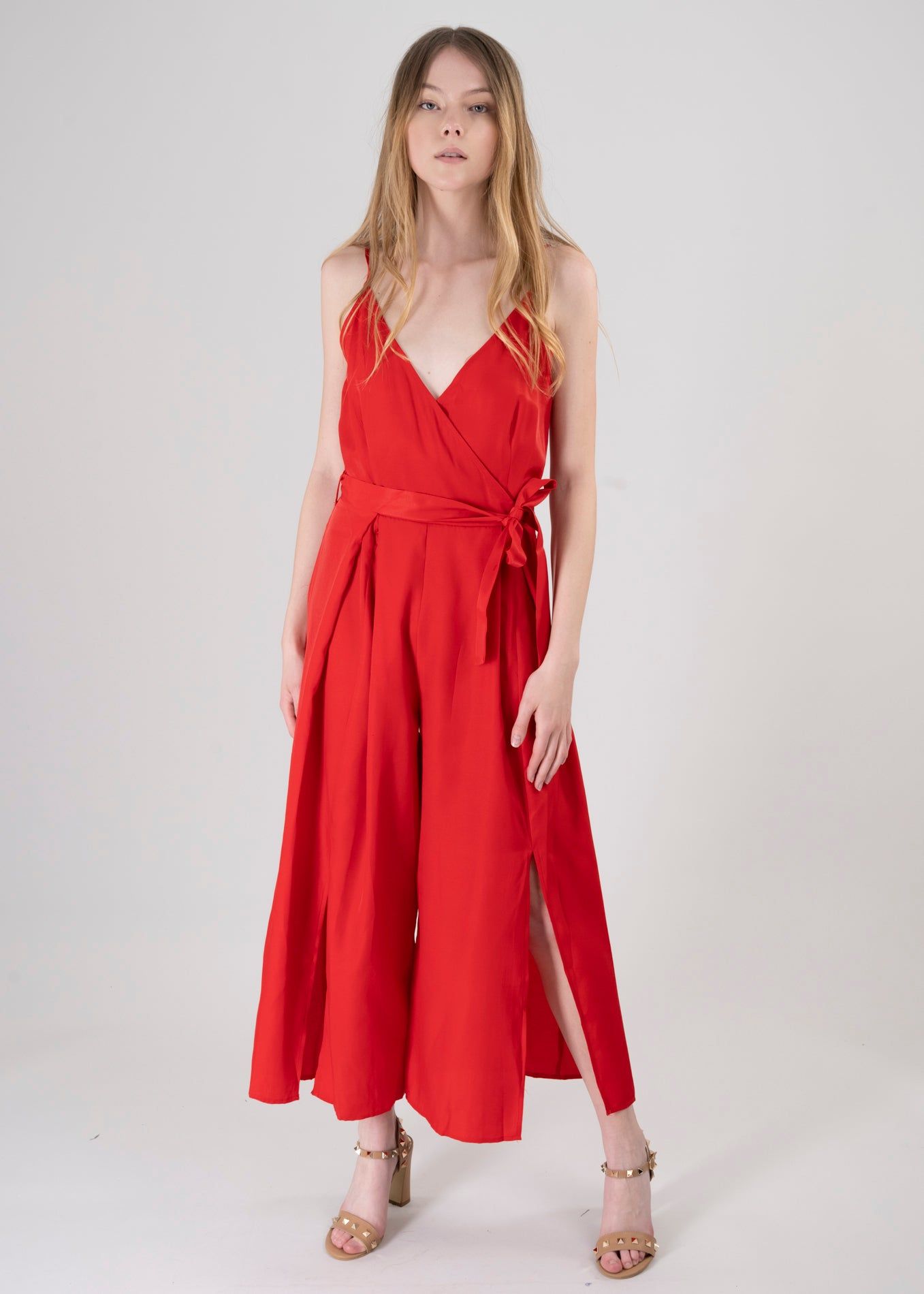 Jumpsuit maxi escote cruzado cinta sold by Shasa product image thumbnail 2