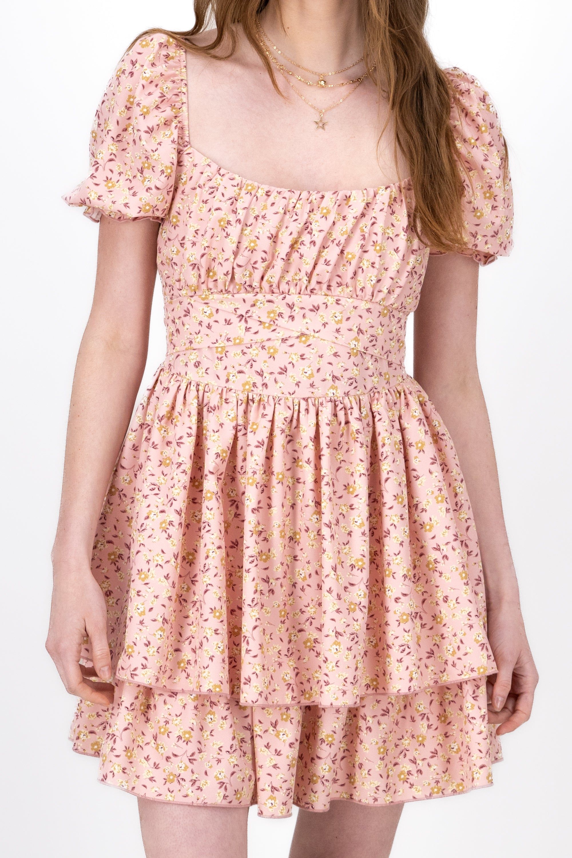 Vestido Mini Flores Manga Olanes sold by Shasa product image thumbnail 5