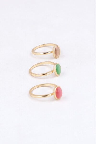 Set 3 anillos piedra sold by Shasa product image thumbnail 2