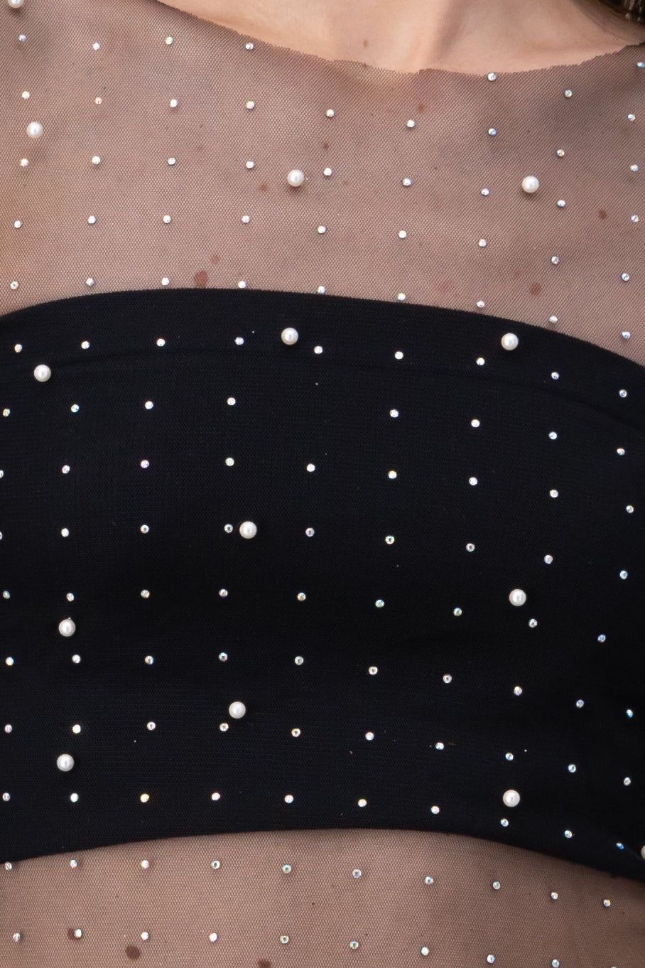 Top mesh brilloso perlas sold by Shasa product image thumbnail 4