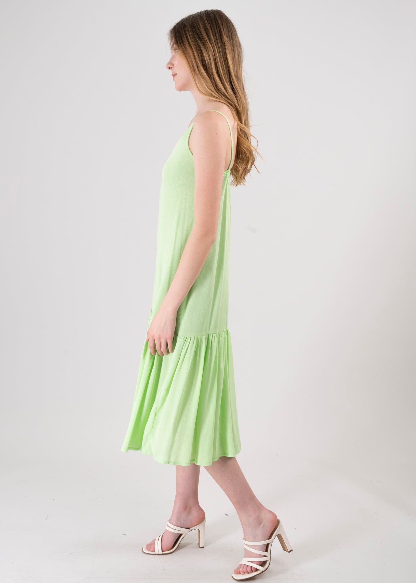 Vestido midi ribete plisado sold by Shasa product image thumbnail 3