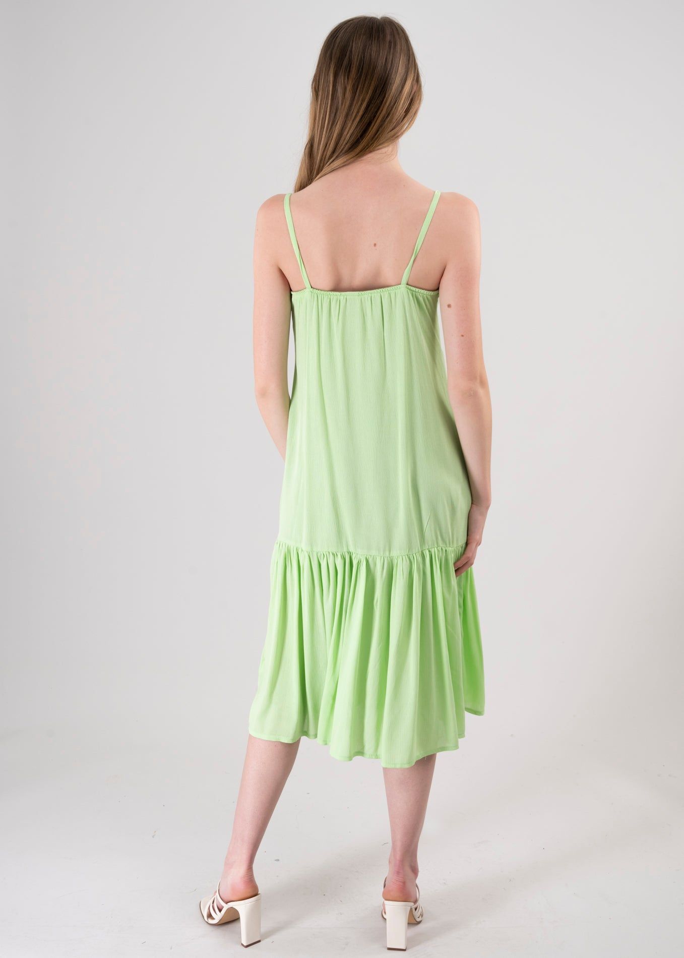 Vestido midi ribete plisado sold by Shasa product image thumbnail 4