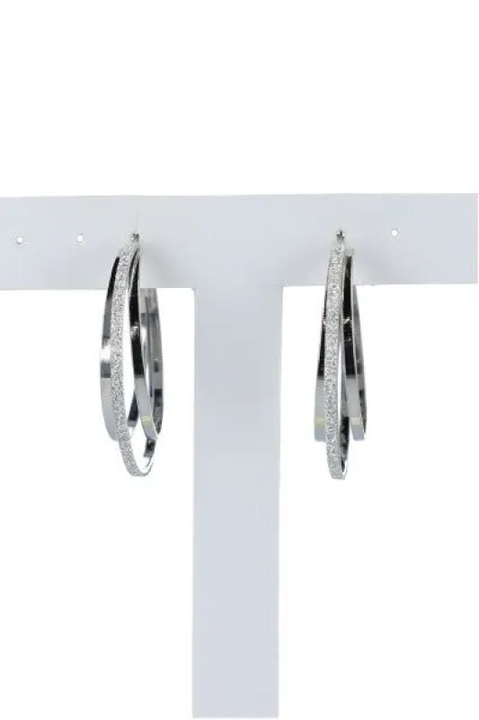 Arracadas metálicas glitter sold by Shasa