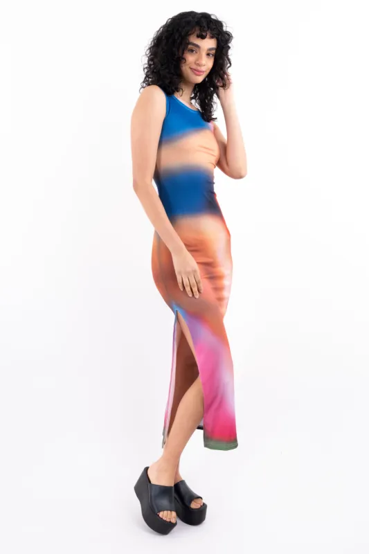 Vestido Maxi Tie Dye Acanalado sold by Shasa