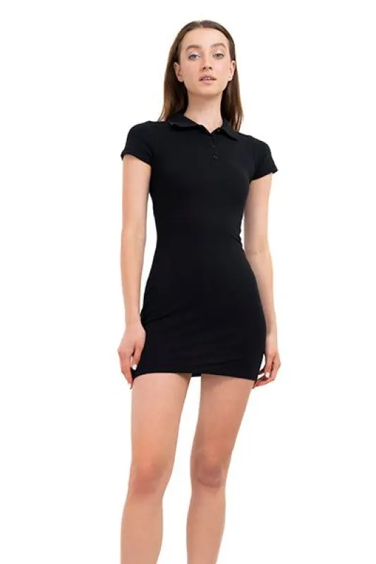 Vestido Mini Bodycon Cuello Polo sold by Shasa