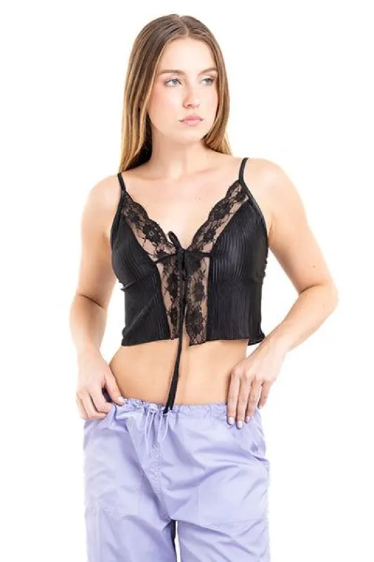 Top Encaje Satín sold by Shasa