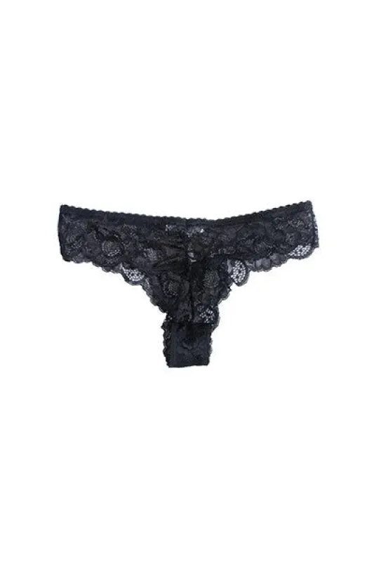 Tanga Encaje Flores sold by Shasa