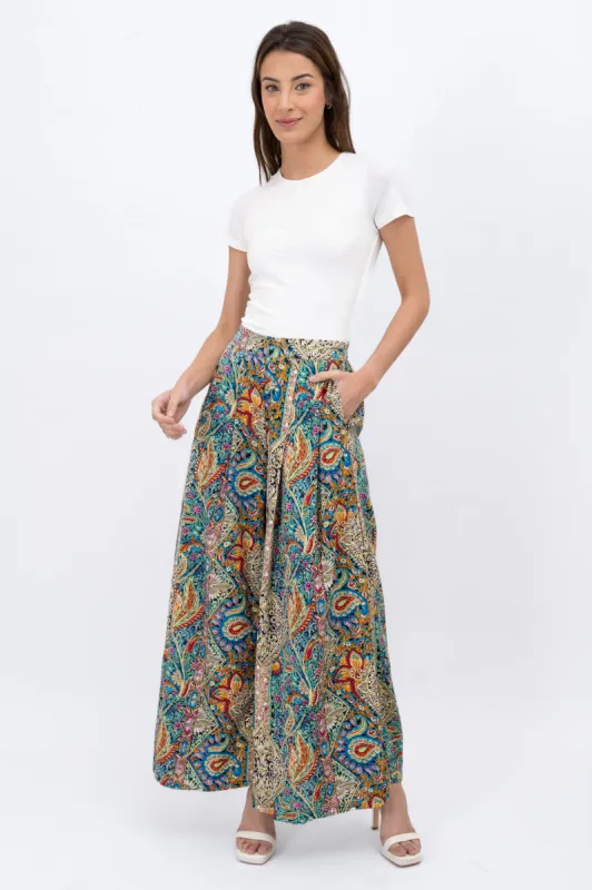 Pantalón Wide Leg Estampado sold by Shasa