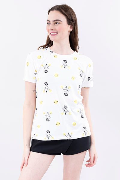 Playera estampado bicicleta limones sold by Shasa