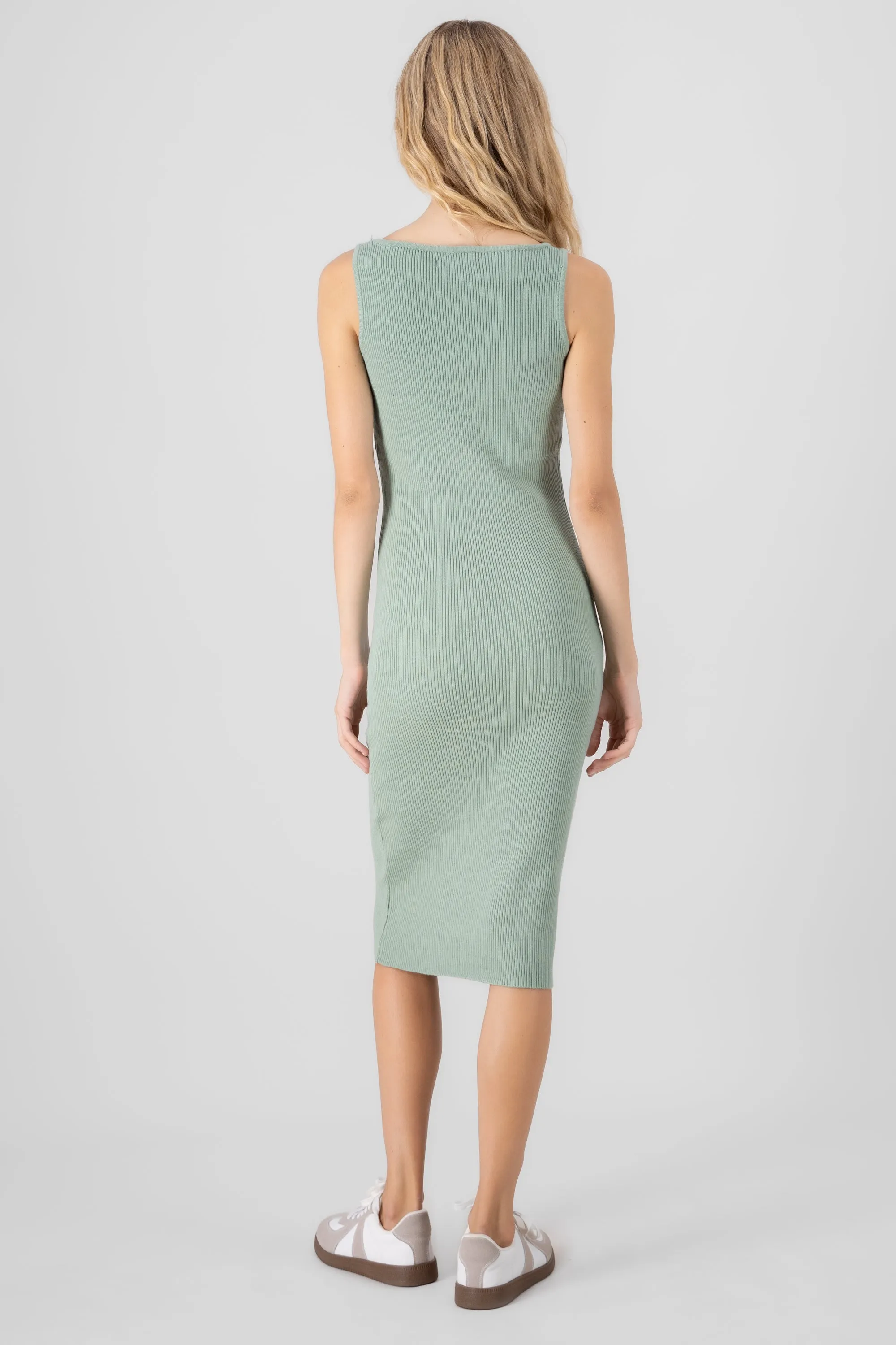 Vestido tejido midi cuello cuadrado sold by Shasa product image thumbnail 4