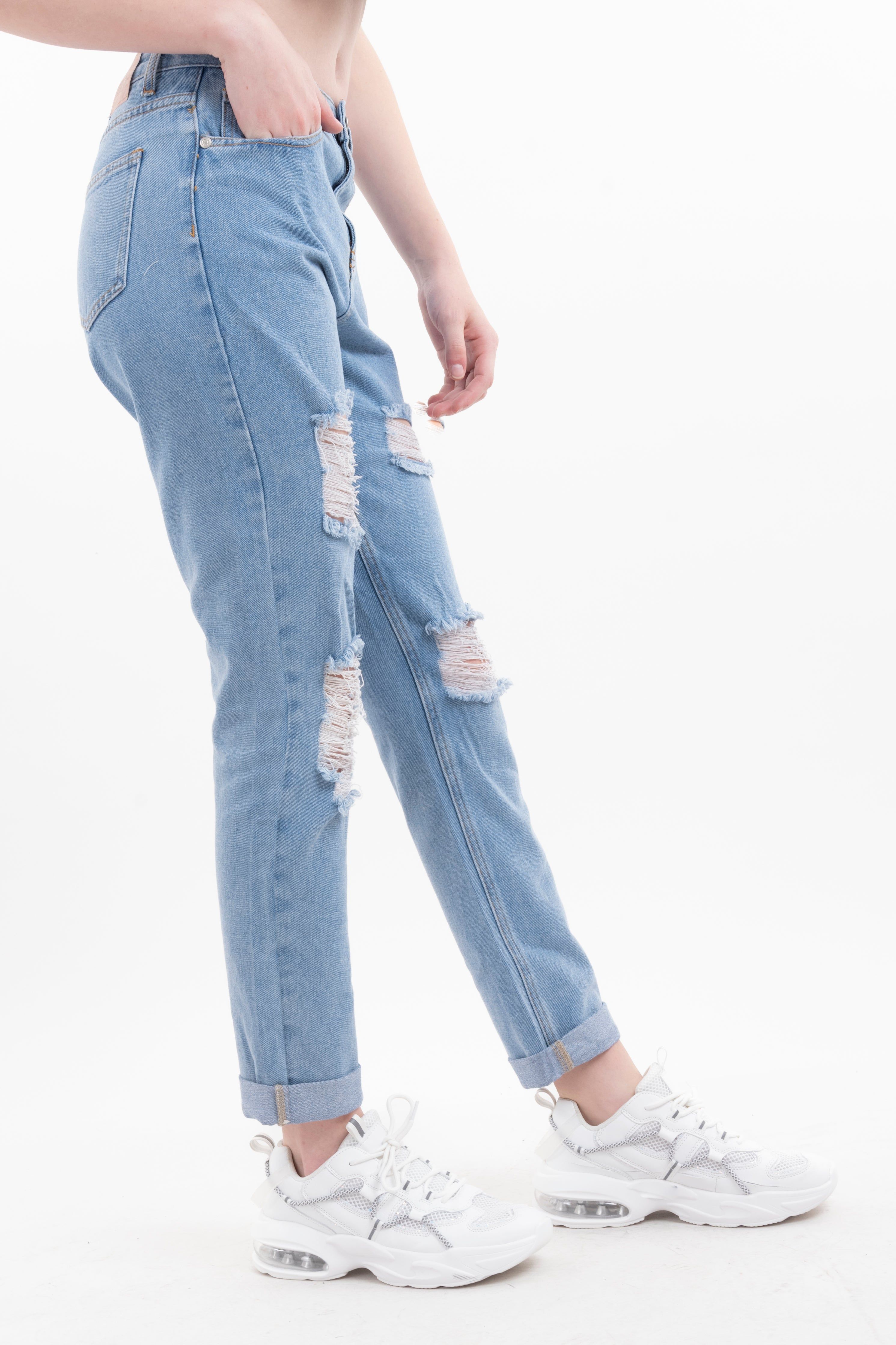 Jeans mom destrucciones dobladillo sold by Shasa product image thumbnail 3