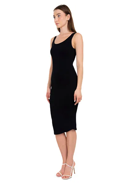 Vestido midi monocolor acanalado sold by Shasa product image thumbnail 3