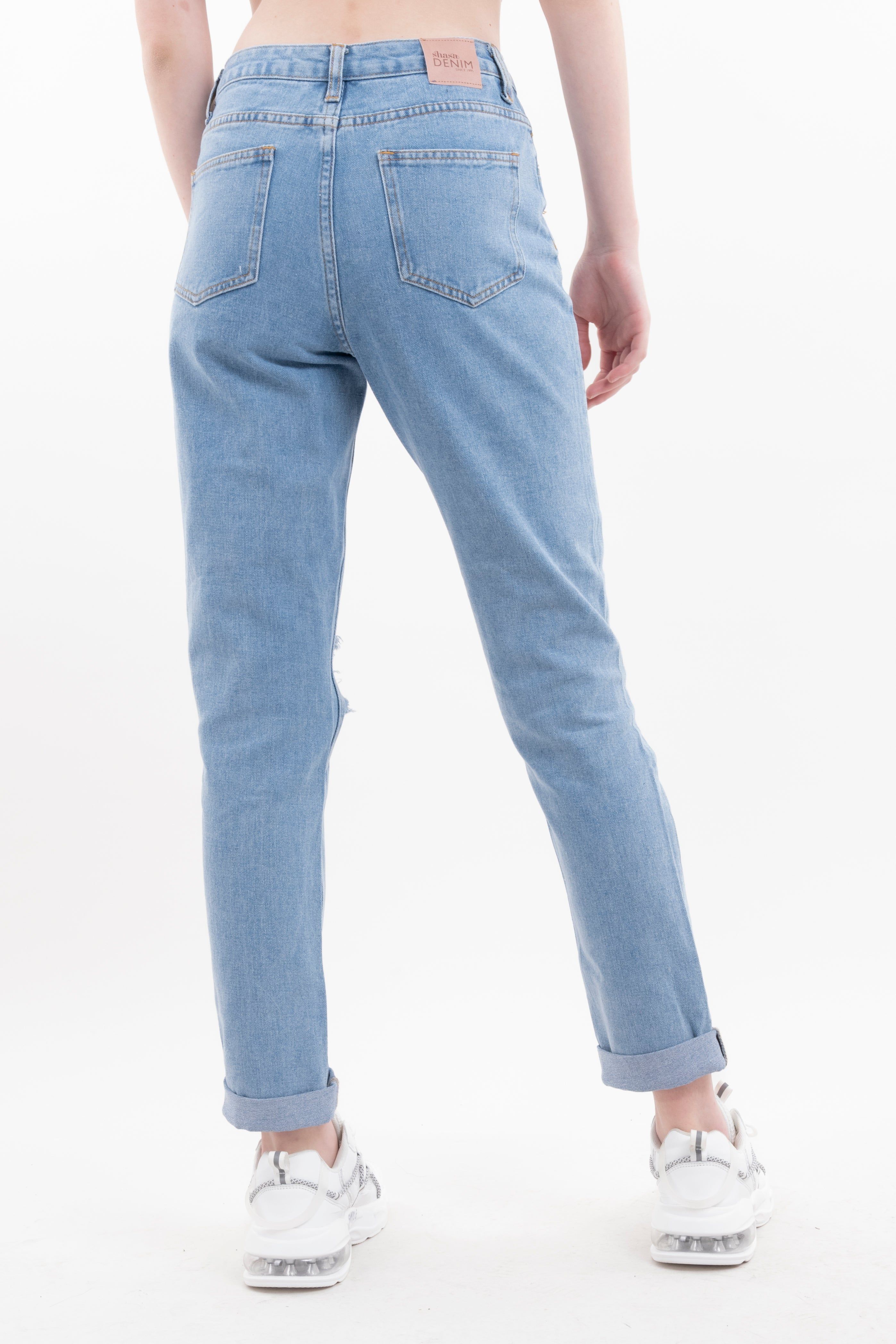 Jeans mom destrucciones dobladillo sold by Shasa product image thumbnail 4