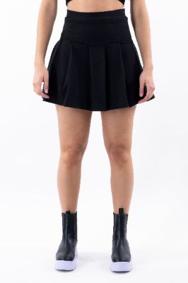 Falda mini lisa plisada sold by Shasa
