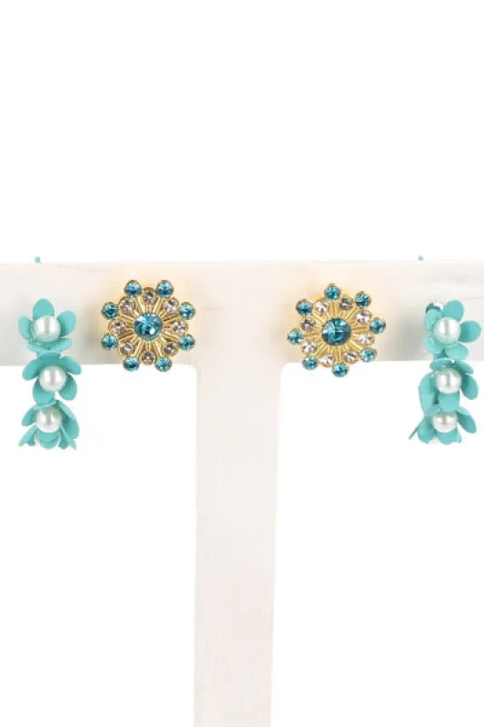 Arracadas Flores Color sold by Shasa