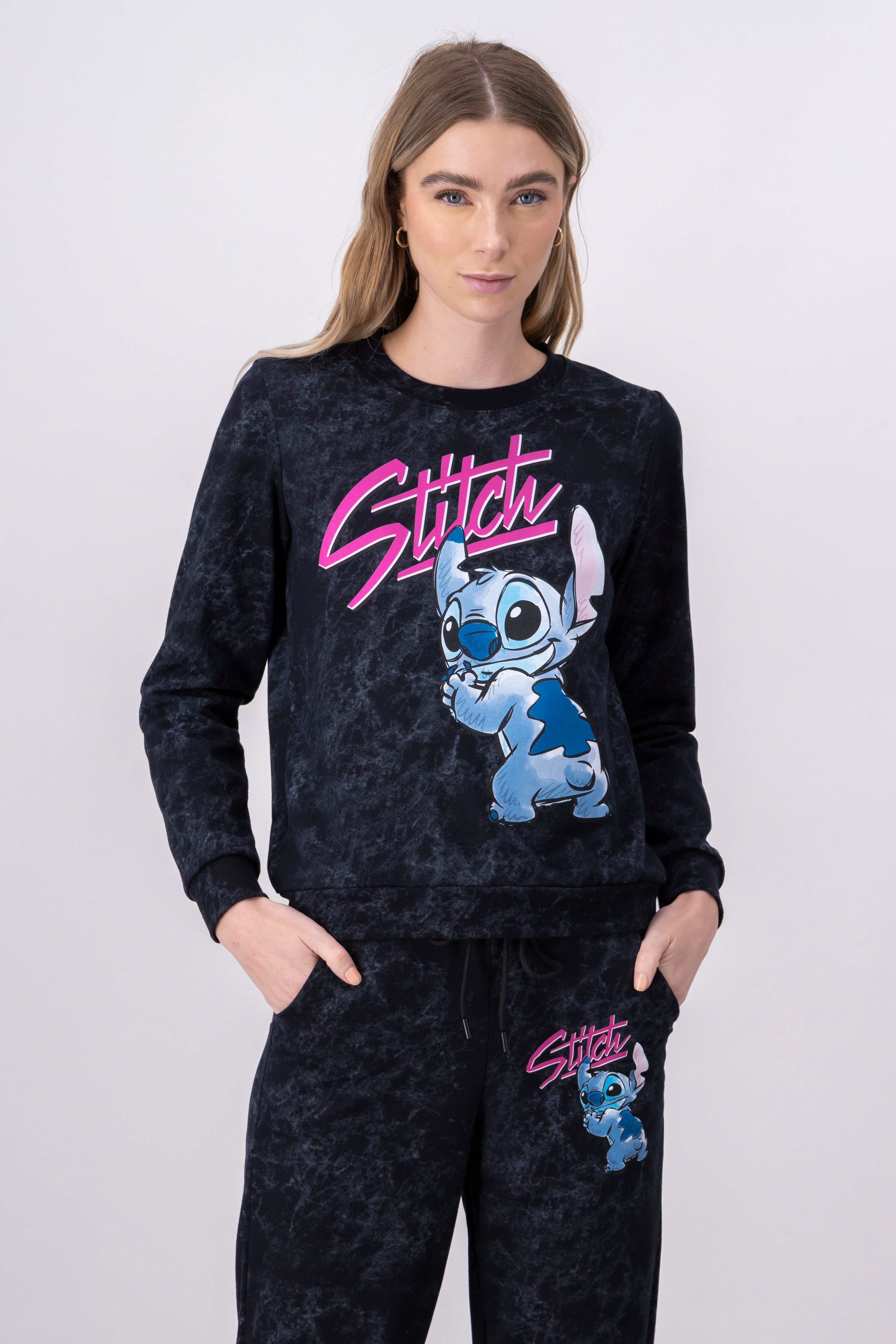 Sudadera stitch desgaste manga larga sold by Shasa