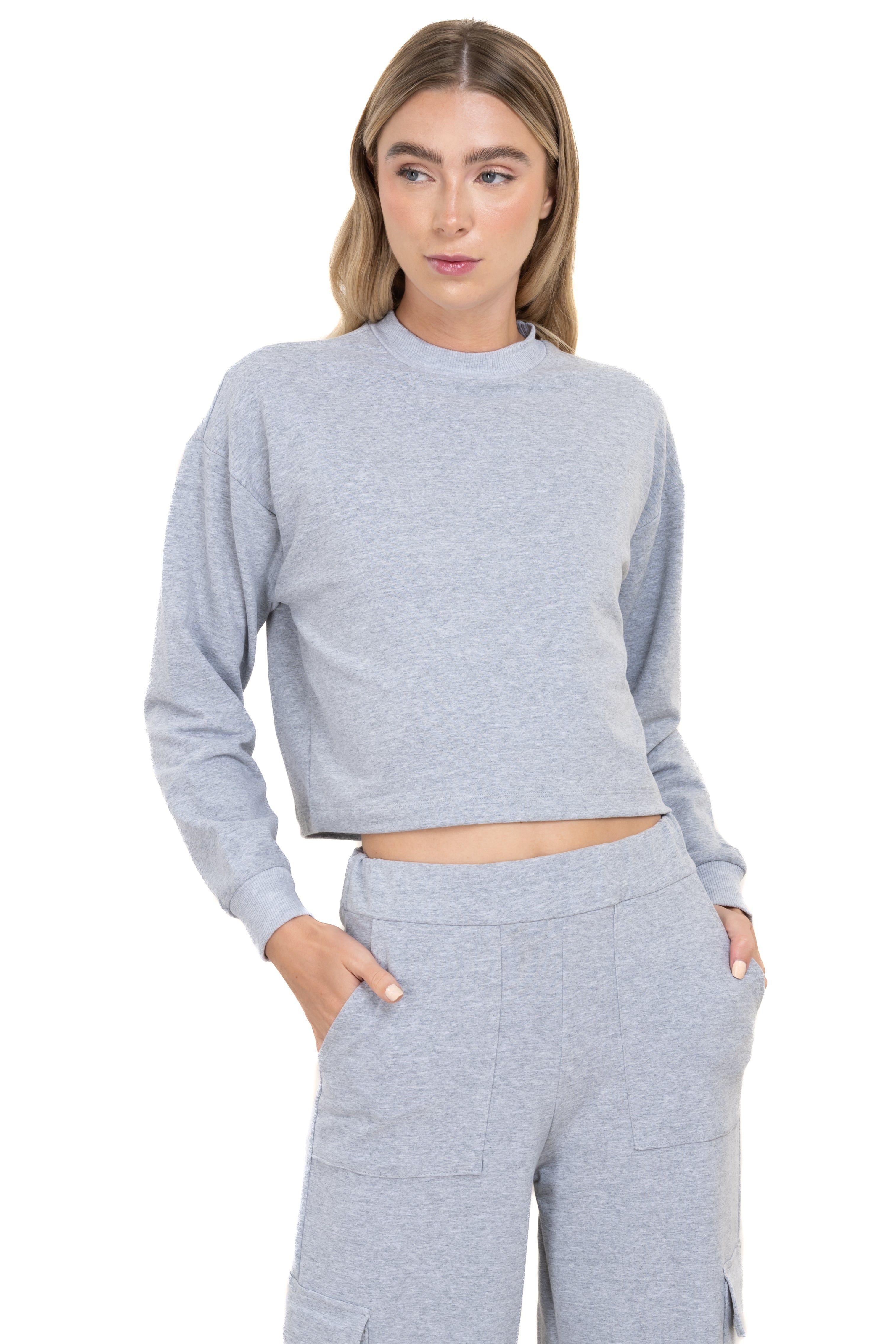 Sudadera crop lisa sold by Shasa product image thumbnail 5