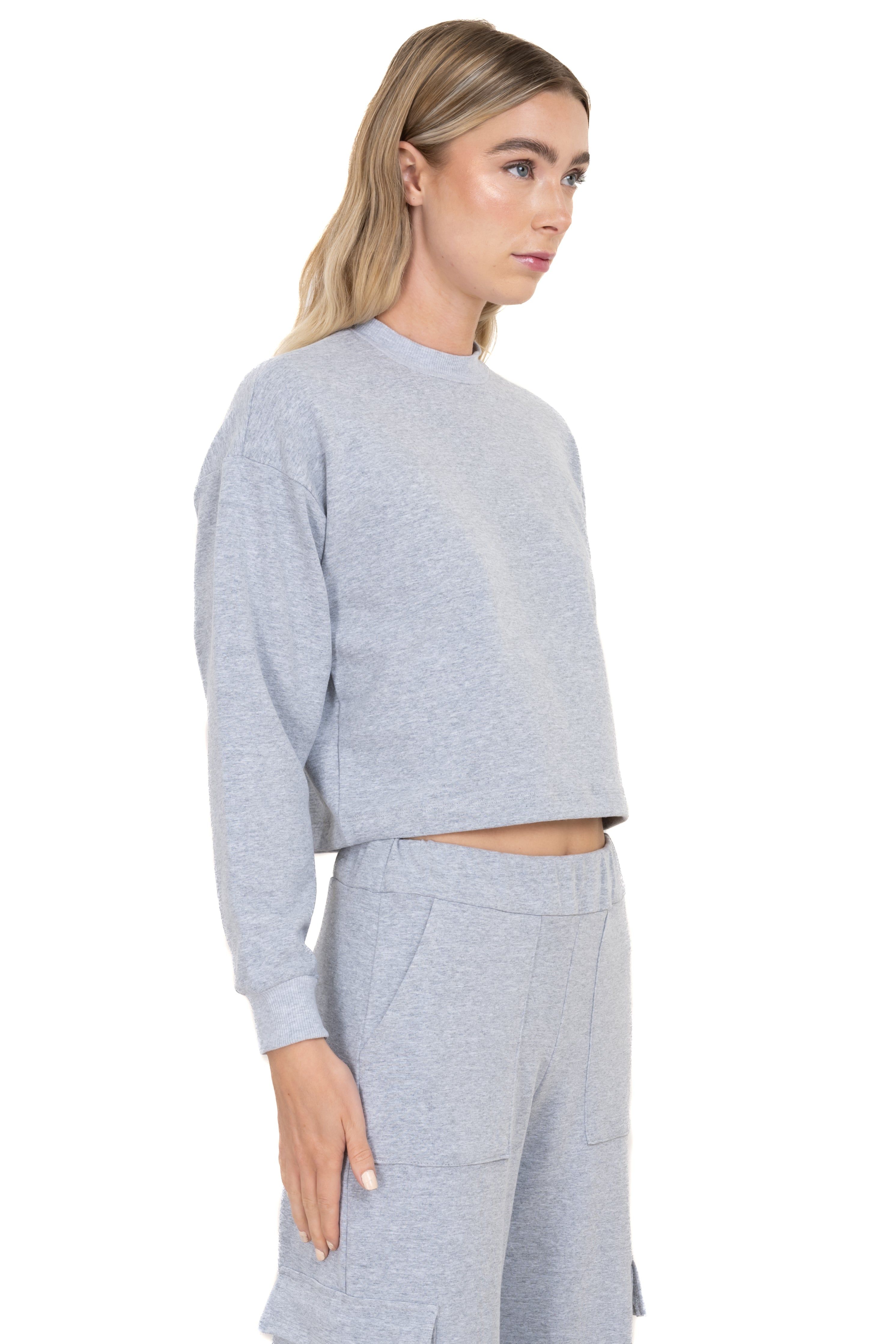 Sudadera crop lisa sold by Shasa product image thumbnail 3