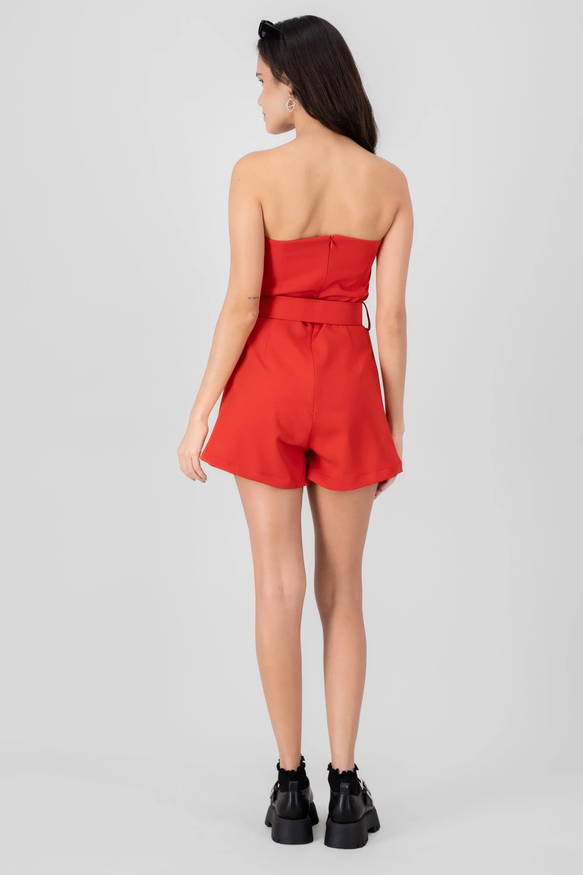 Romper strapless con cinturon Hypsters sold by Shasa product image thumbnail 4
