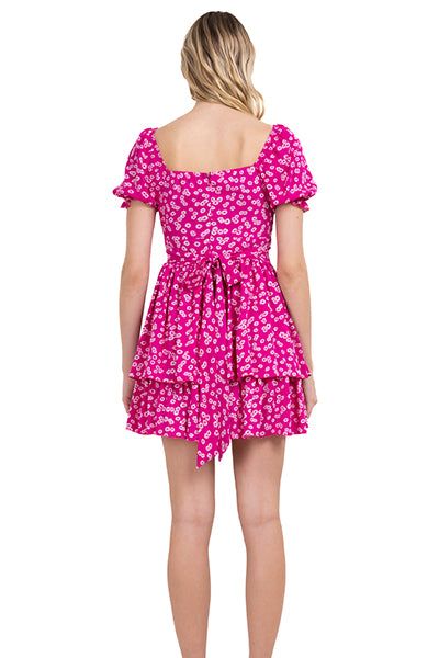 Vestido flores manga abullonada sold by Shasa product image thumbnail 4
