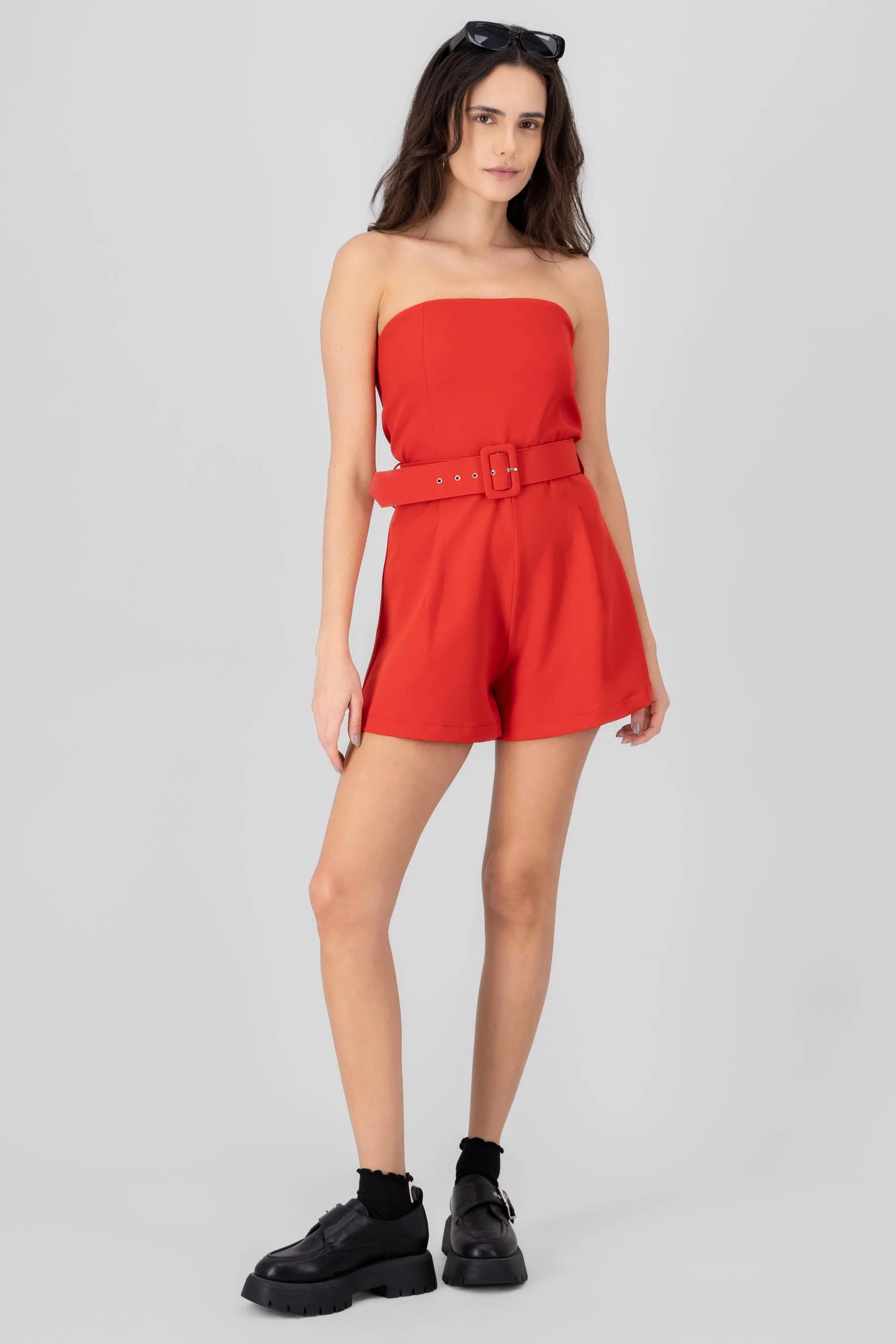 Romper strapless con cinturon Hypsters sold by Shasa product image thumbnail 2
