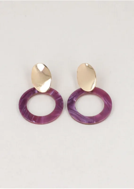 Aretes Circulo Carey sold by Shasa