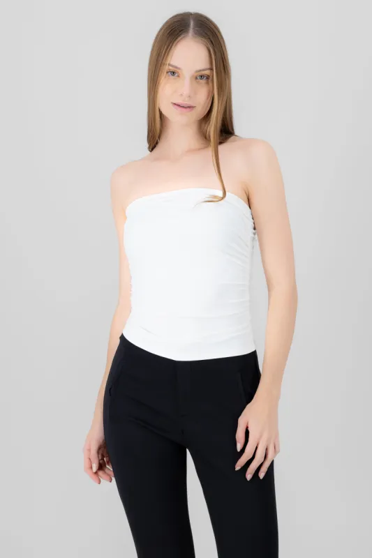 Top liso con frunce suave sold by Shasa