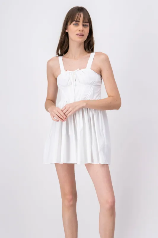 Vestido mini con corset Hypsters sold by Shasa