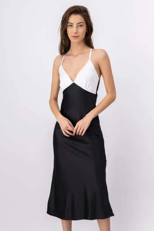 Vestido maxi copas tirantes sold by Shasa