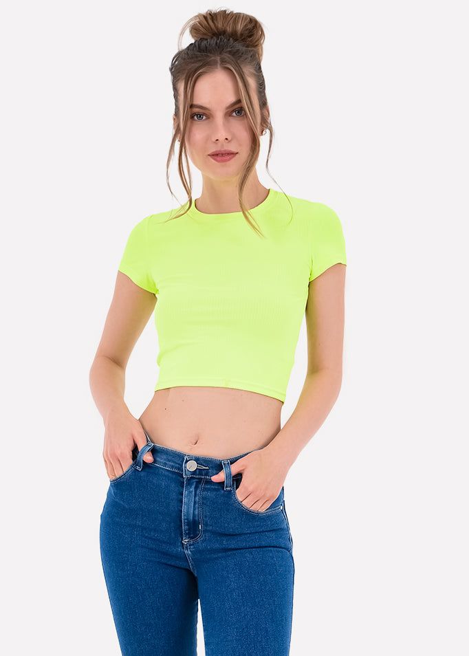 Top manga corta acanalado sold by Shasa product image thumbnail 5