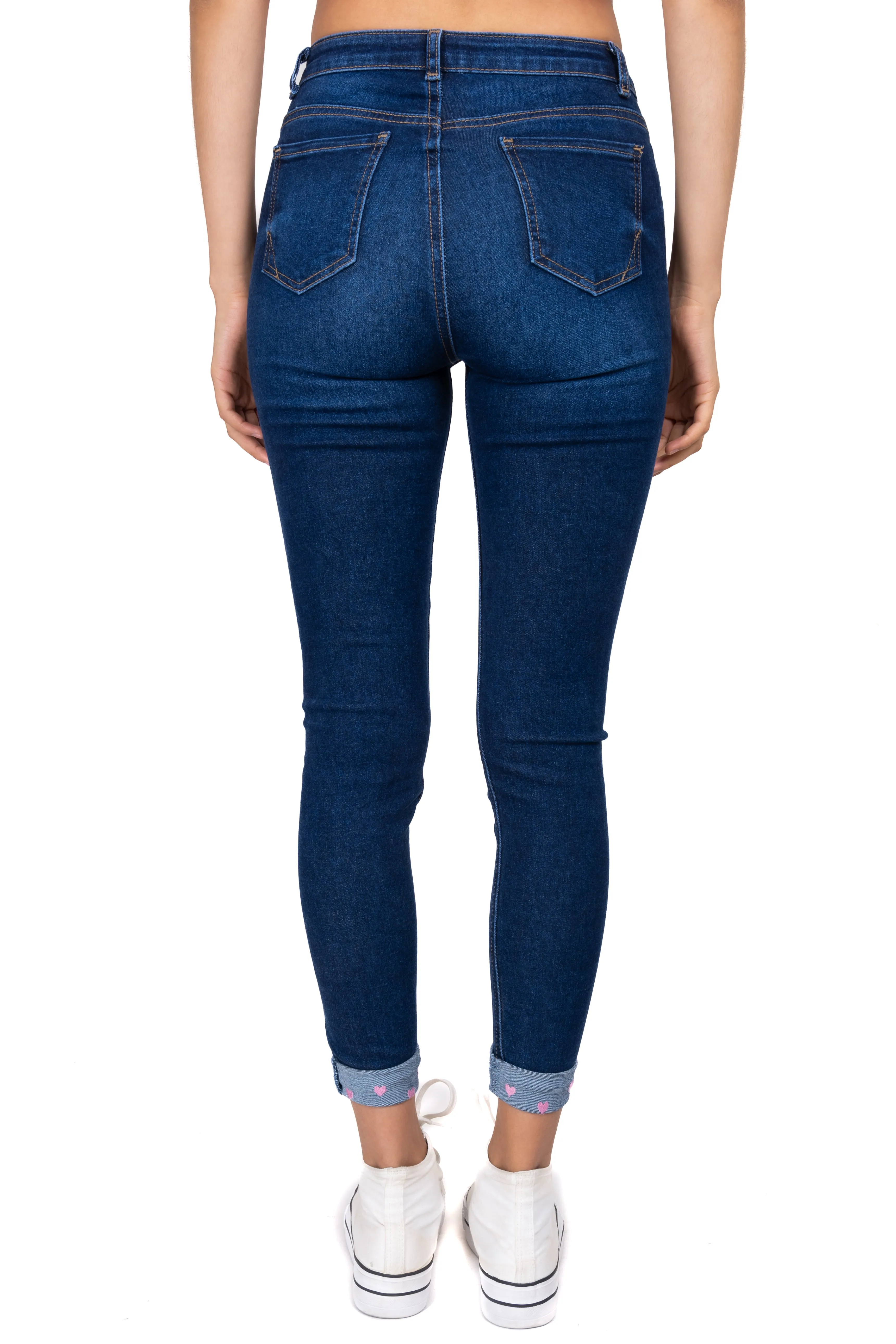 Jeans skinny dobladillo bordado sold by Shasa product image thumbnail 4