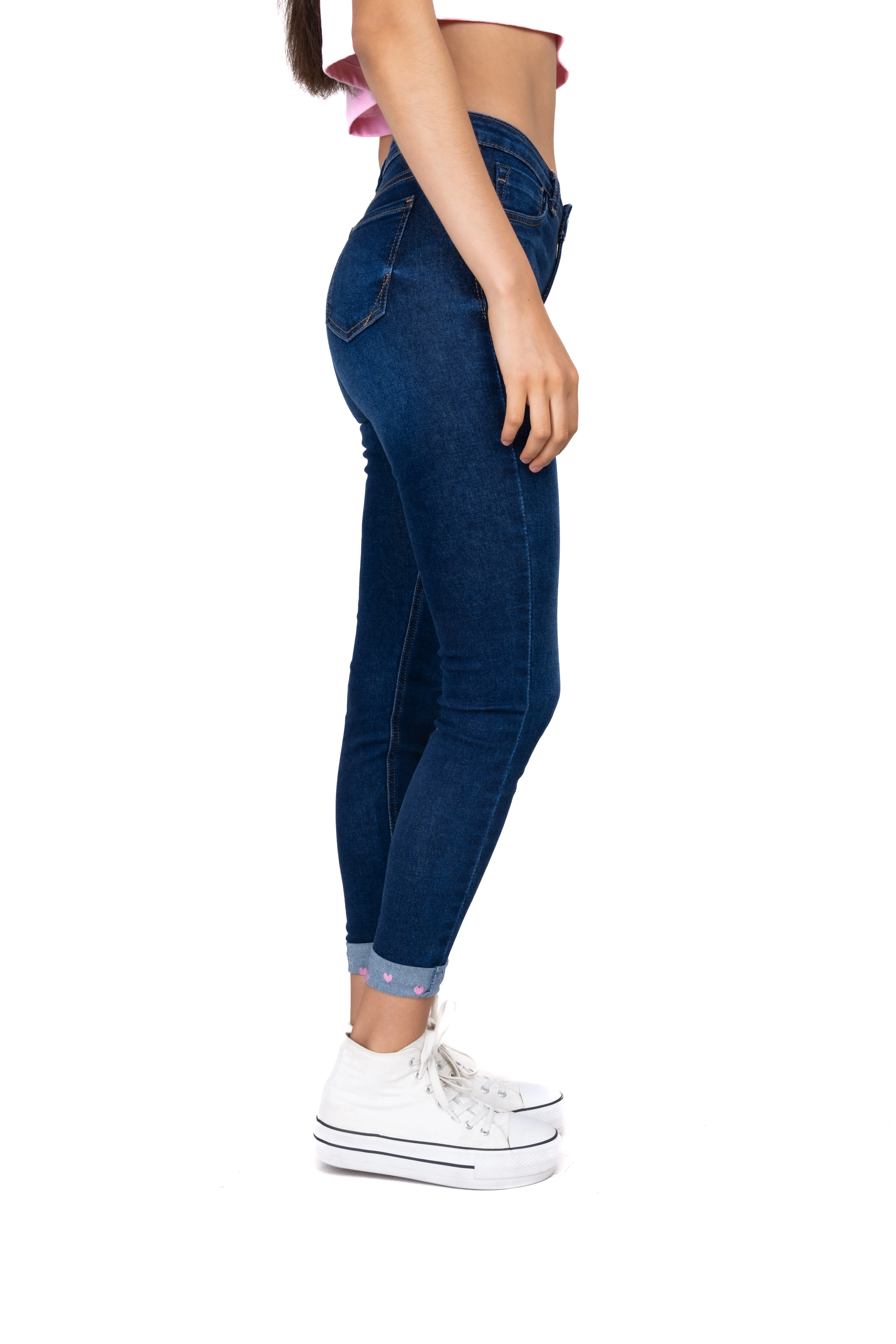 Jeans skinny dobladillo bordado sold by Shasa product image thumbnail 3