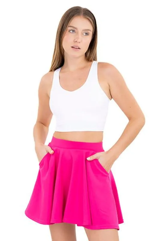 Top crop seamless doble tejido sold by Shasa