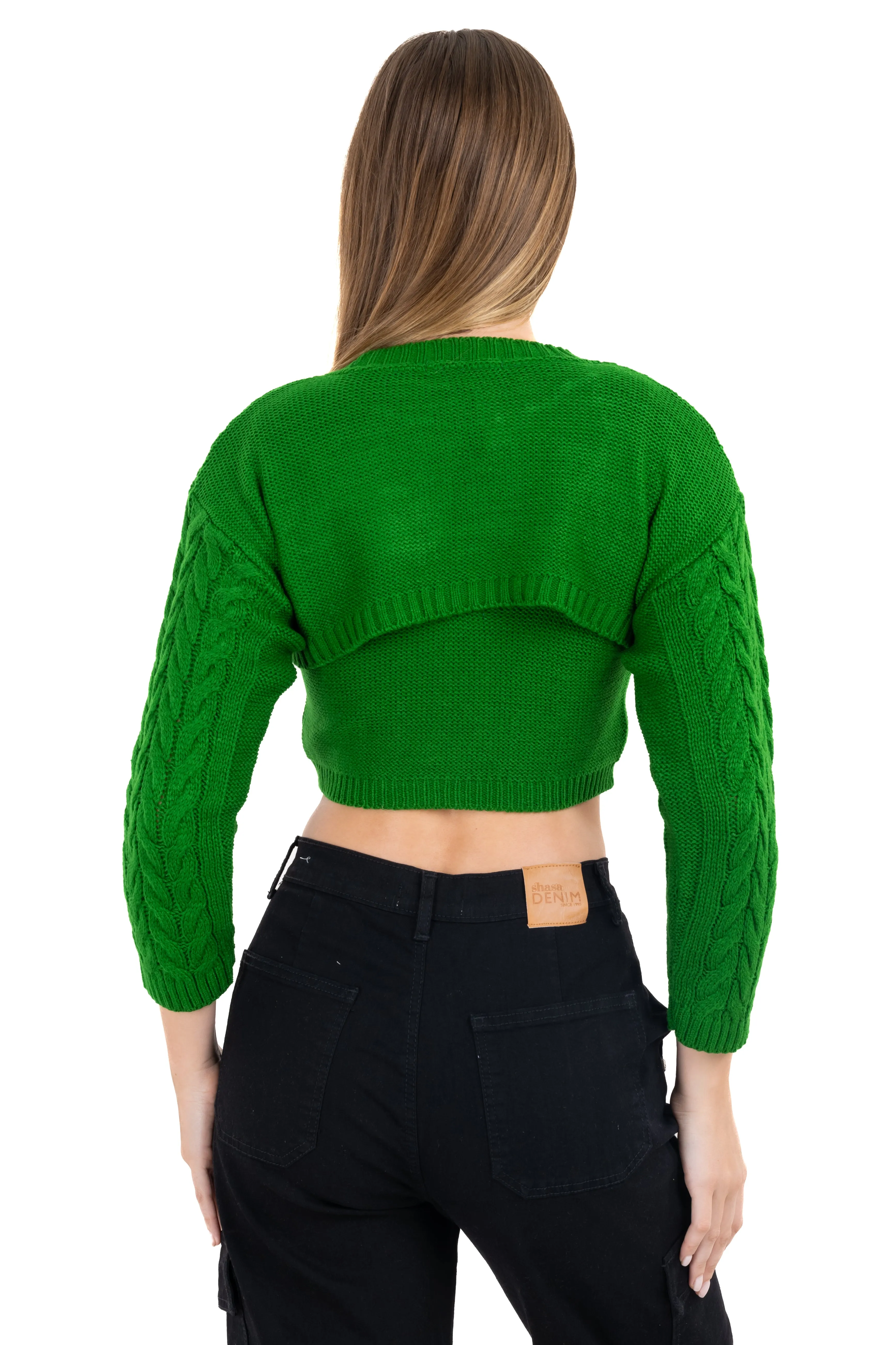 Set 2 piezas top mangas tejido sold by Shasa product image thumbnail 4