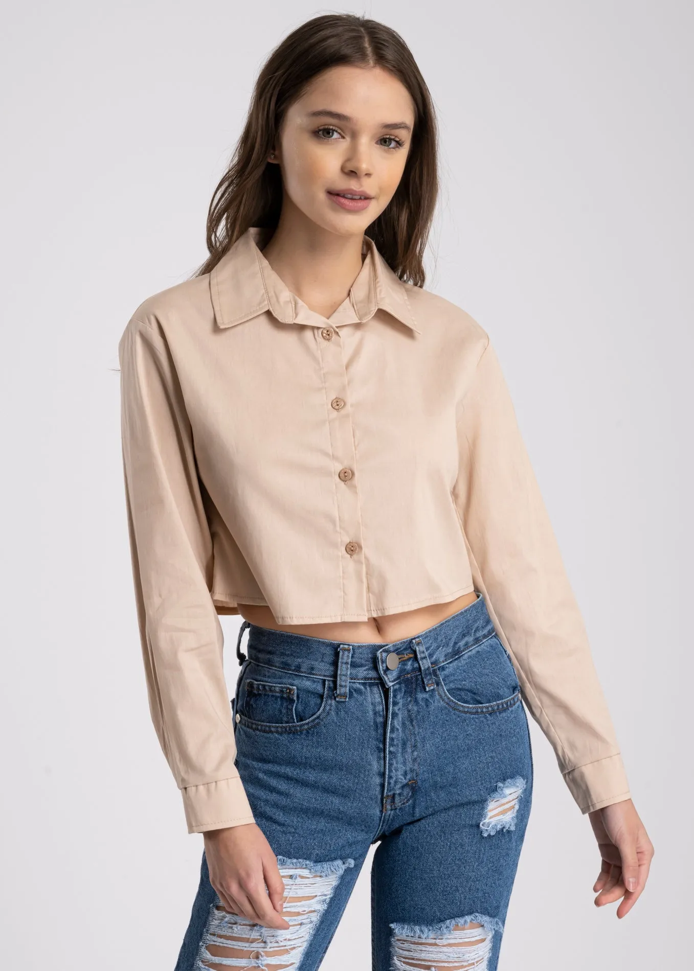 Camisa Crop Manga Larga sold by Shasa product image thumbnail 2