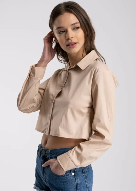 Camisa Crop Manga Larga sold by Shasa