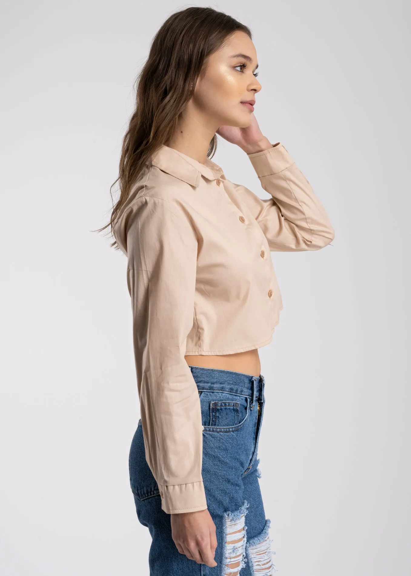 Camisa Crop Manga Larga sold by Shasa product image thumbnail 3