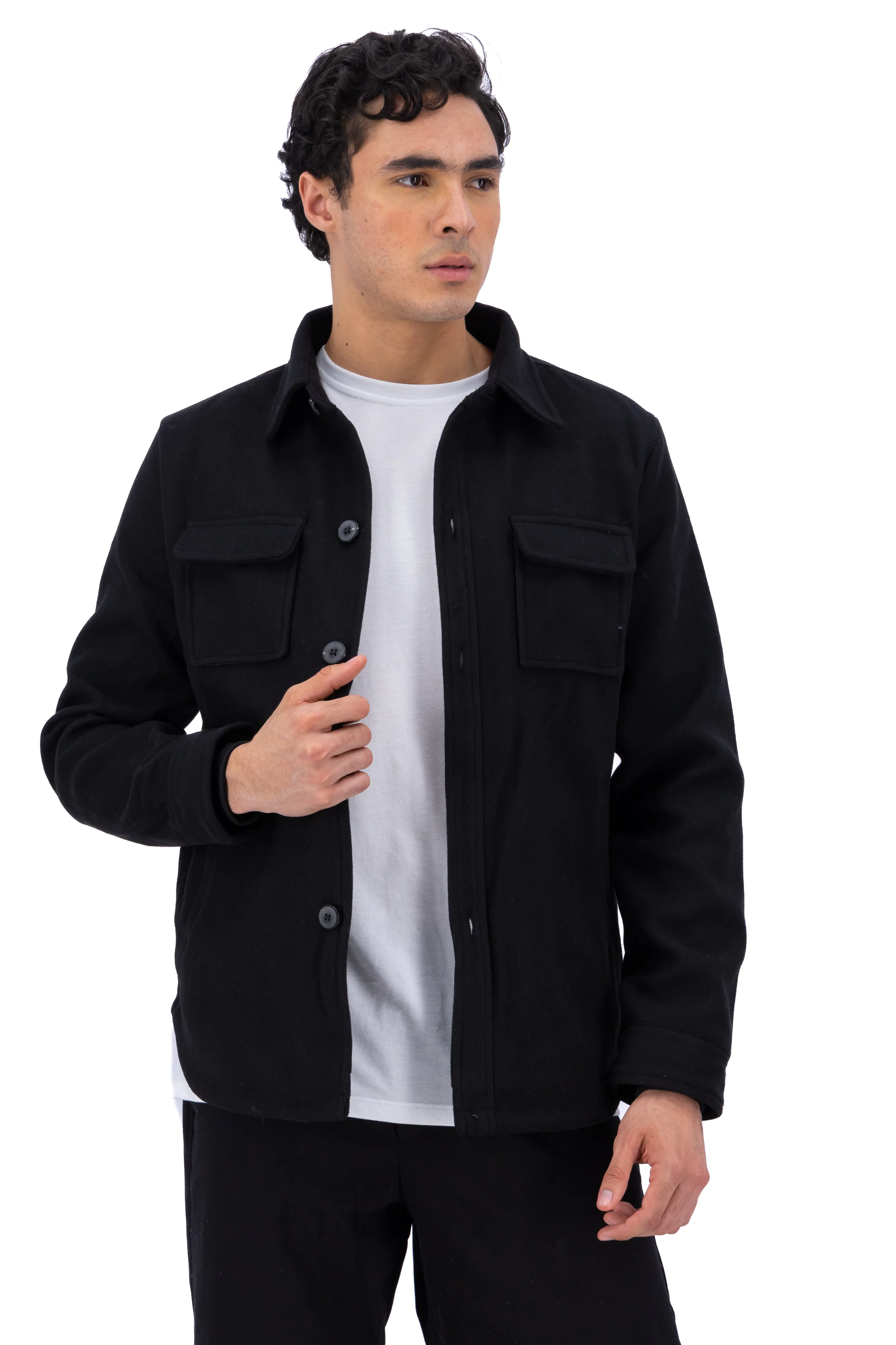 Chamarra bolsillos solapa sold by Shasa