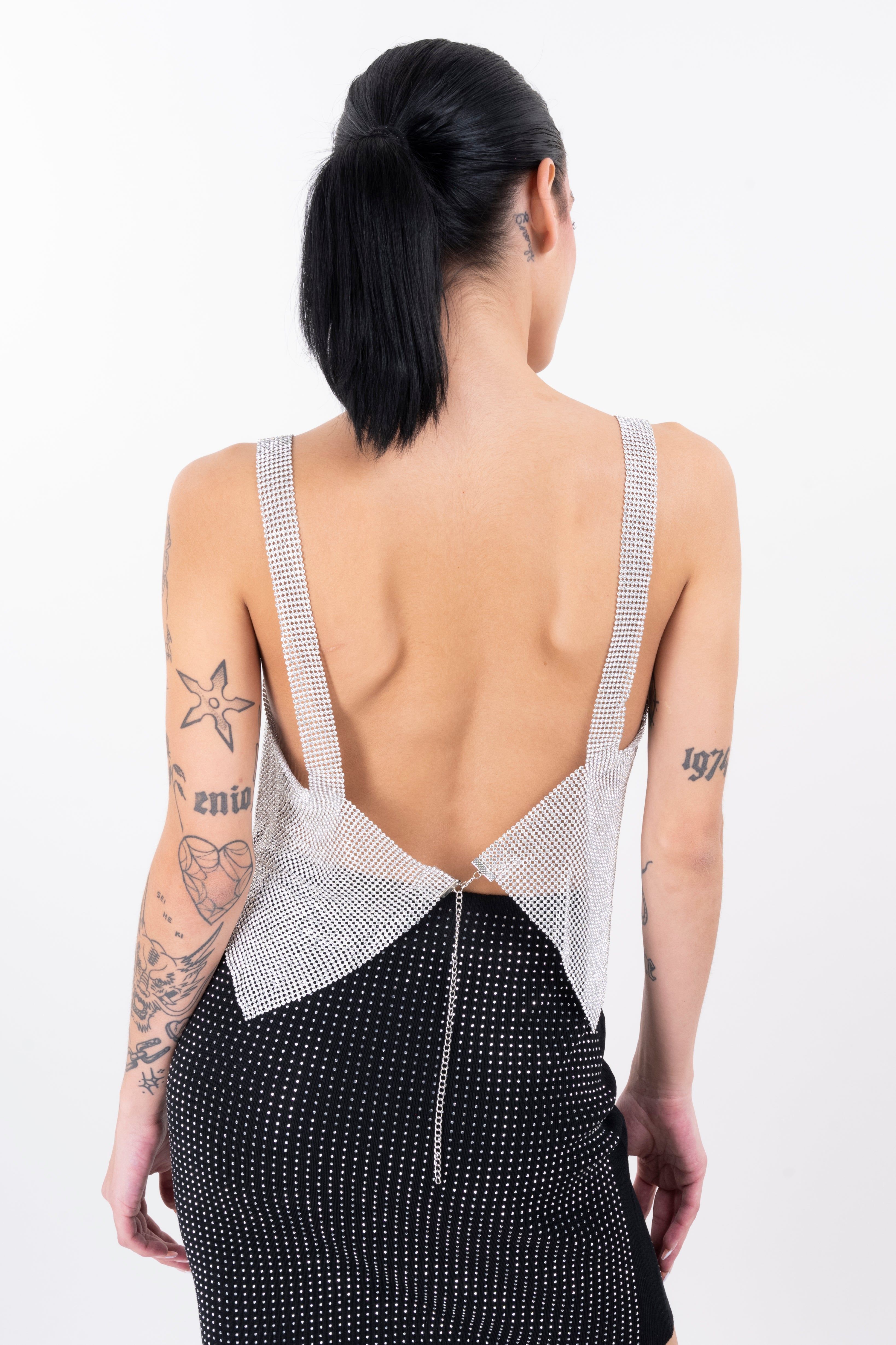 Top Crop Espalda Descubierta Brillos sold by Shasa product image thumbnail 4