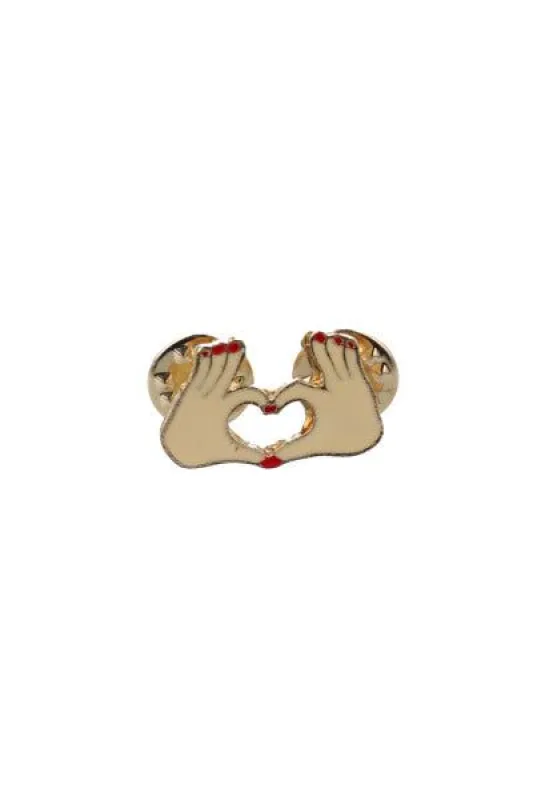 Pin manos corazón sold by Shasa