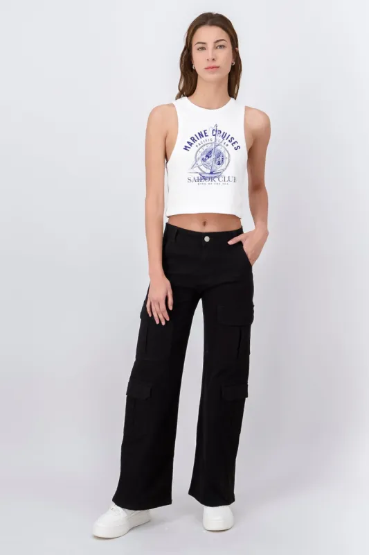 Jeans wide leg bolsas sold by Shasa