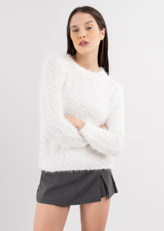 Suéter tejido peluche sold by Shasa