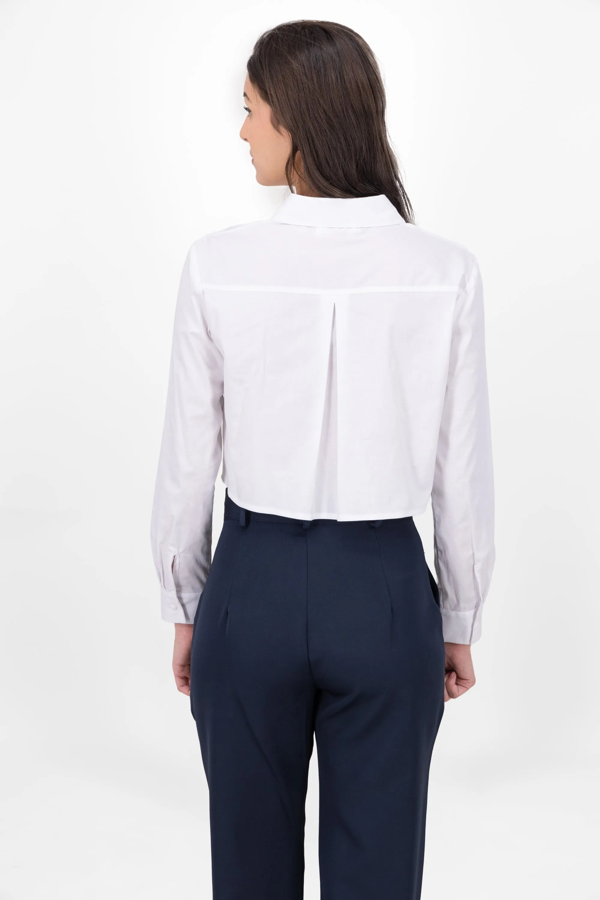 Camisa Crop Detalle Doble Bolsa sold by Shasa product image thumbnail 4